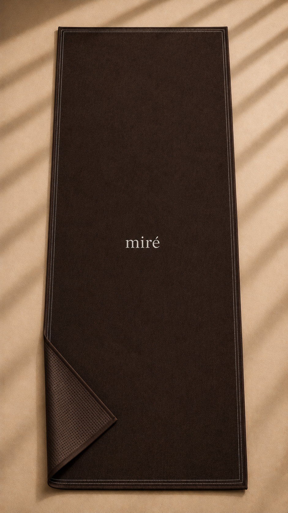 miré espresso towel - brown