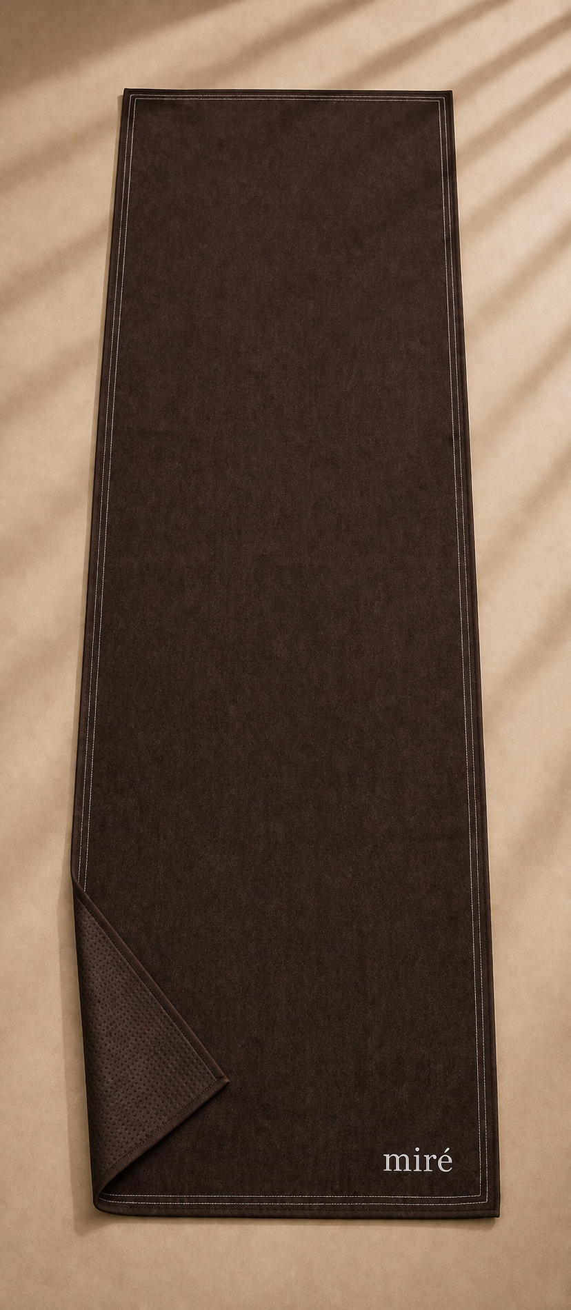 miré espresso towel - brown