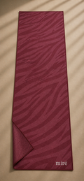 miré zebra towel - burgundy